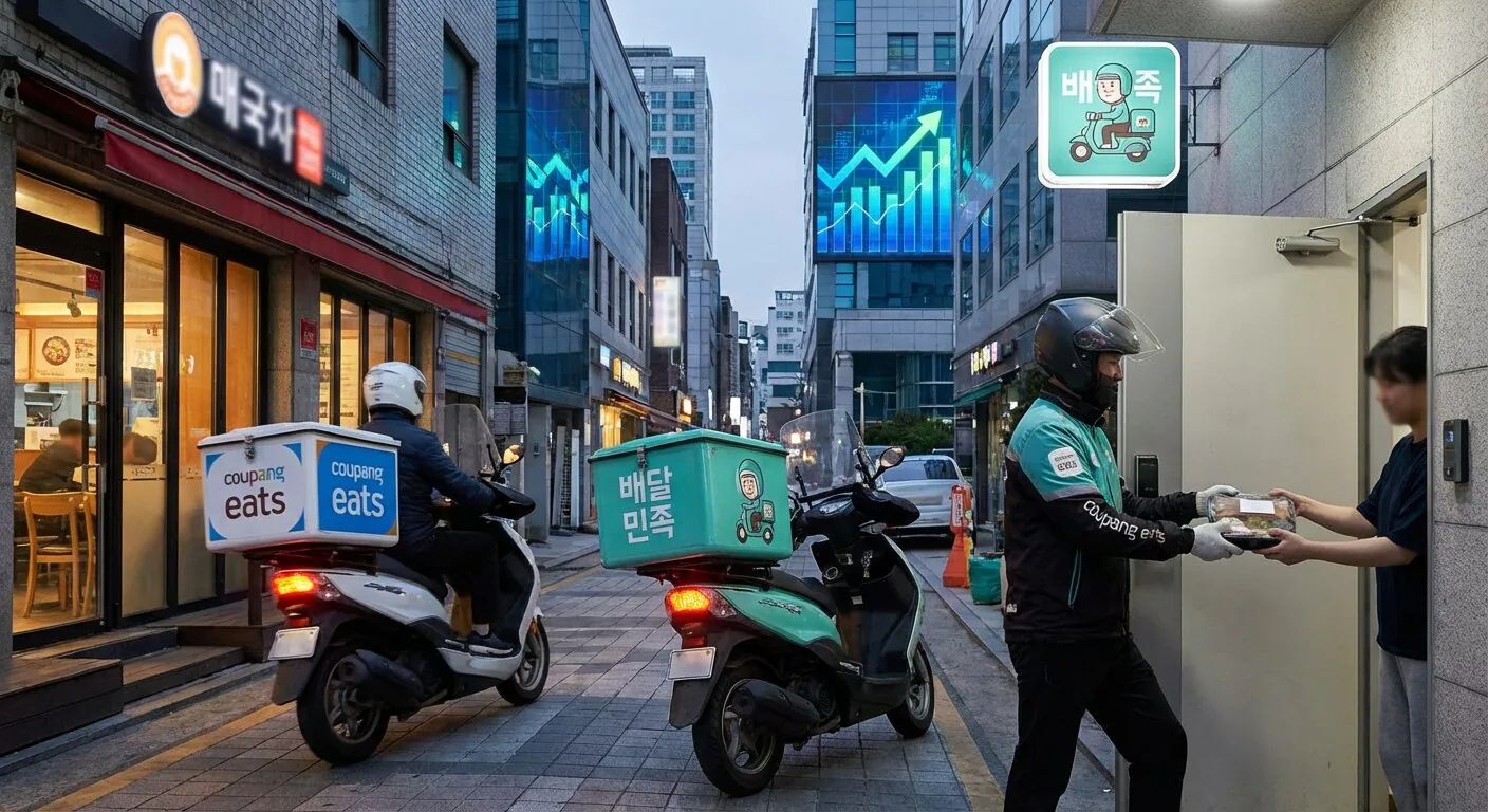 Korea Food Delivery Sales Rise 10.9%: Market Analysis thumbnail