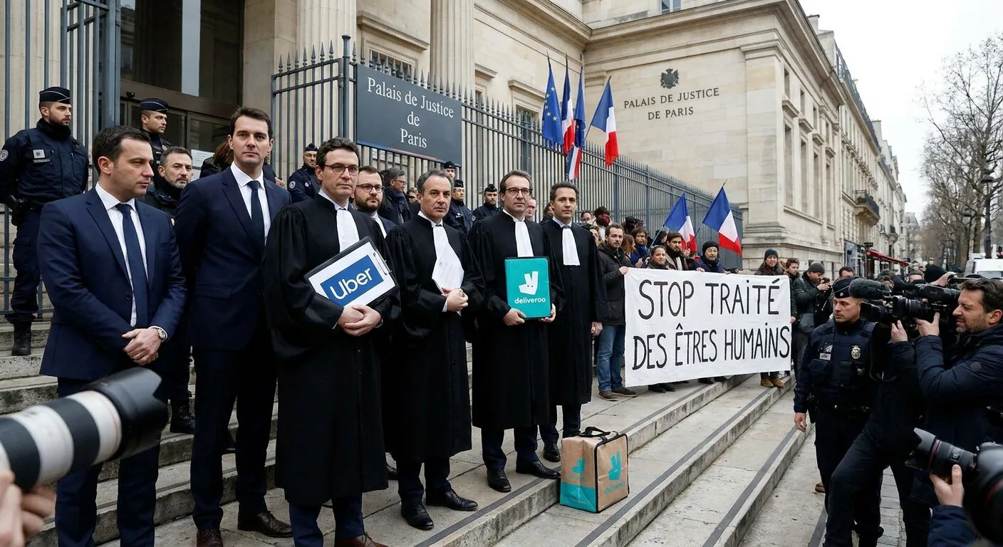 French Groups Sue Uber and Deliveroo for Human Trafficking thumbnail