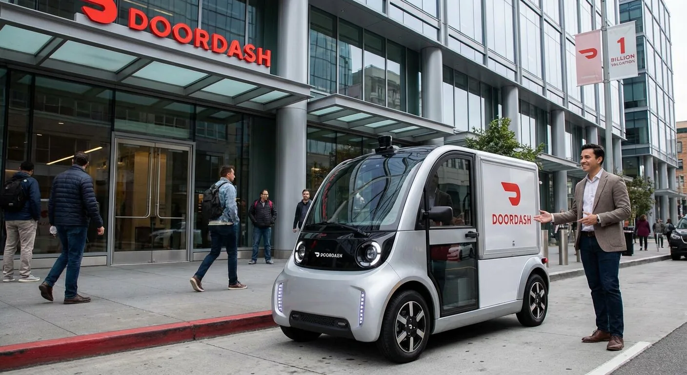 ALSO $1B Valuation: DoorDash Bets on Autonomous Small EVs thumbnail