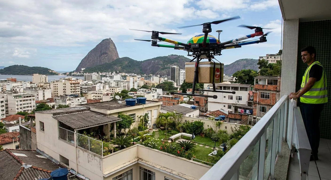 Brazil Approves Urban Drone Flights for Food Delivery thumbnail