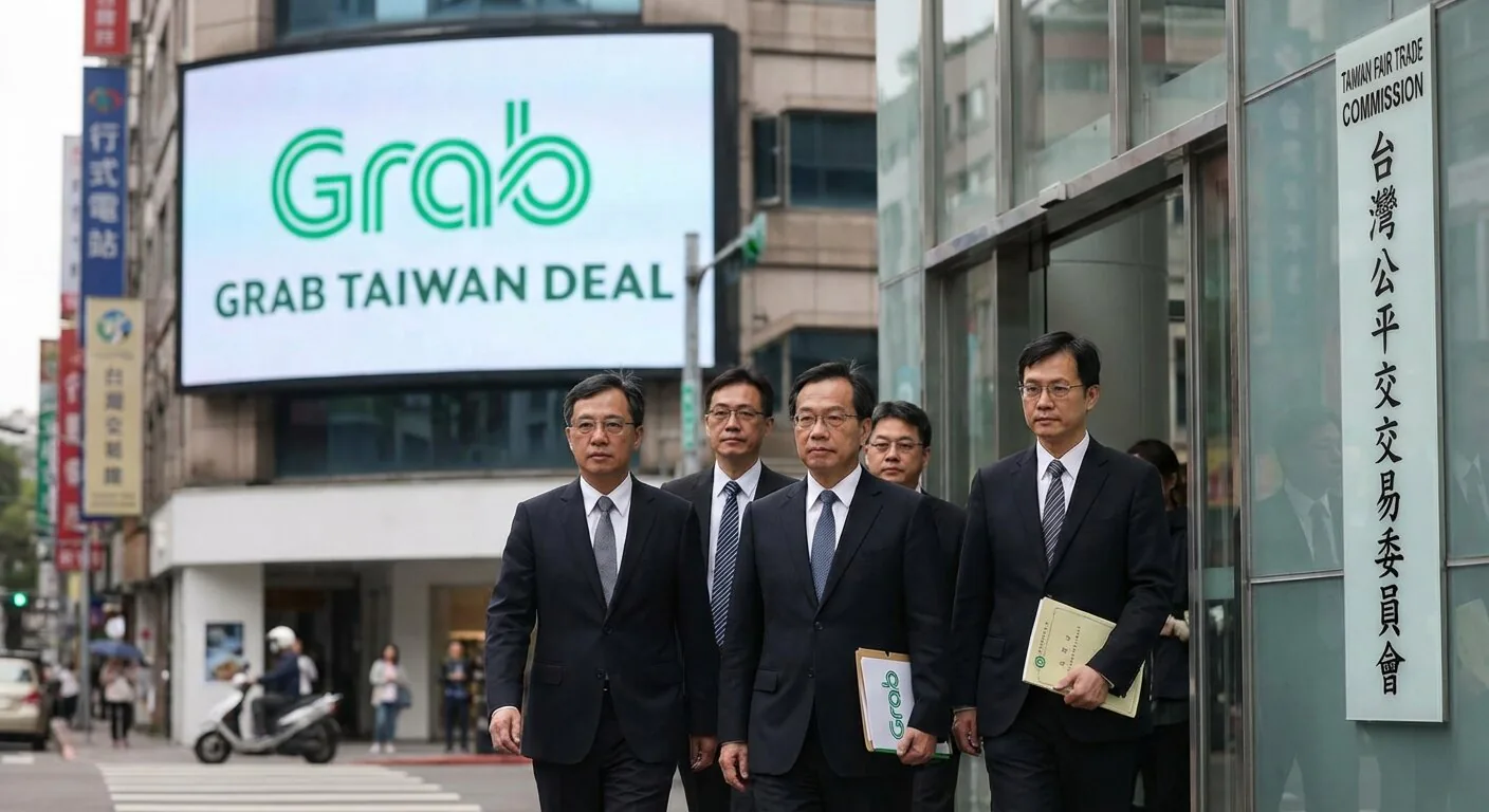 Grab's $600M Taiwan Deal Faces Scrutiny Over Market Control thumbnail